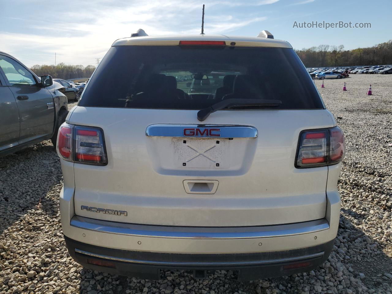 2014 Gmc Acadia Slt-1 White vin: 1GKKRRKD4EJ239253