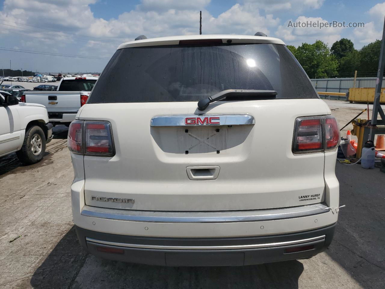 2013 Gmc Acadia Slt-1 White vin: 1GKKRRKD5DJ189672