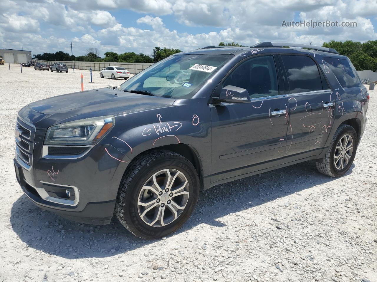 2014 Gmc Acadia Slt-1 Gray vin: 1GKKRRKD5EJ111409