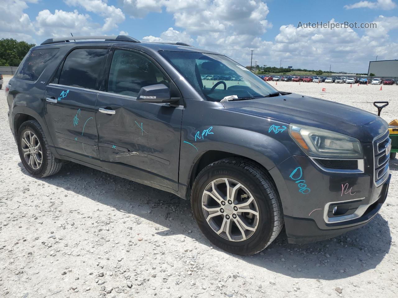 2014 Gmc Acadia Slt-1 Gray vin: 1GKKRRKD5EJ111409