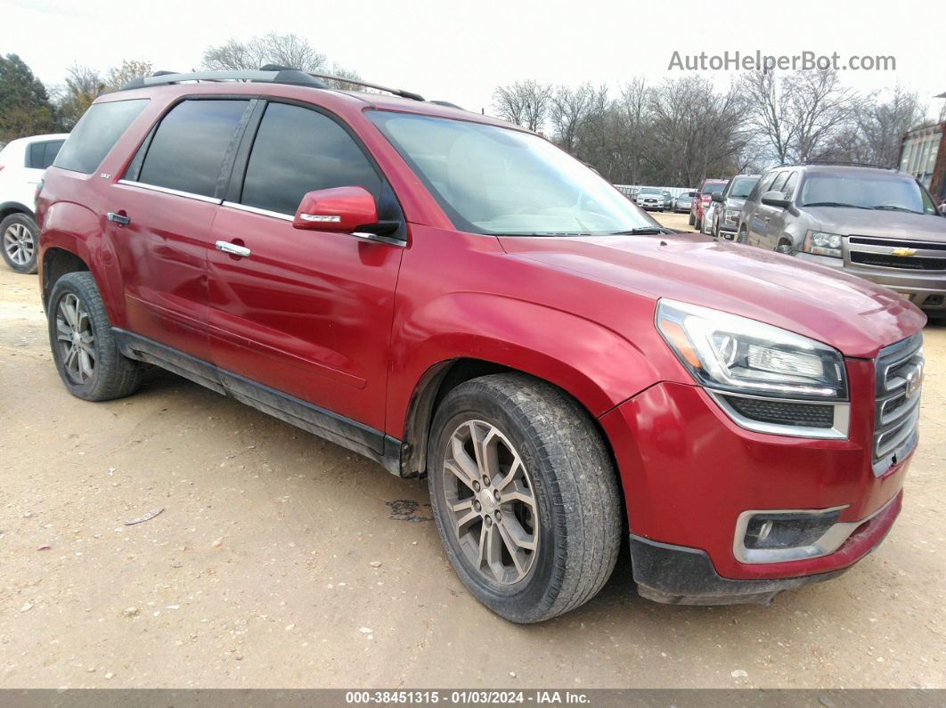 2014 Gmc Acadia Slt-1 Red vin: 1GKKRRKD5EJ169004