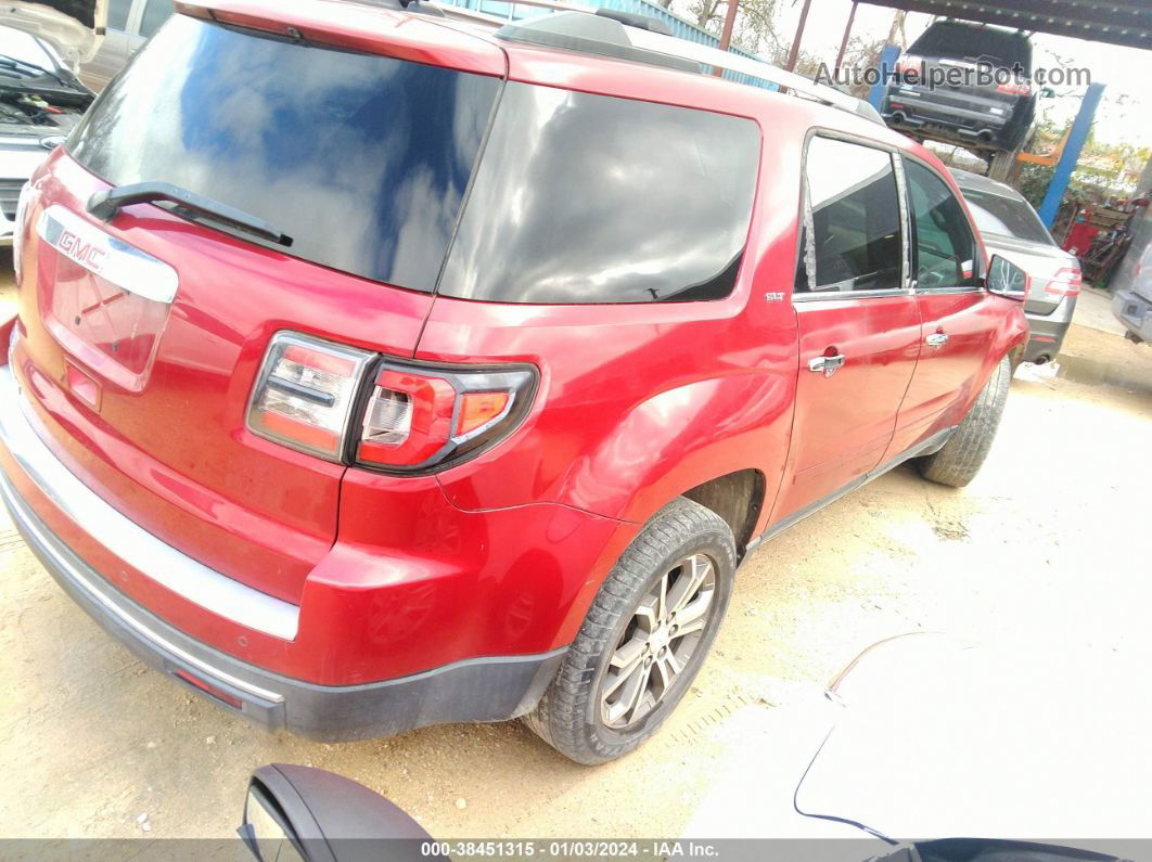 2014 Gmc Acadia Slt-1 Red vin: 1GKKRRKD5EJ169004