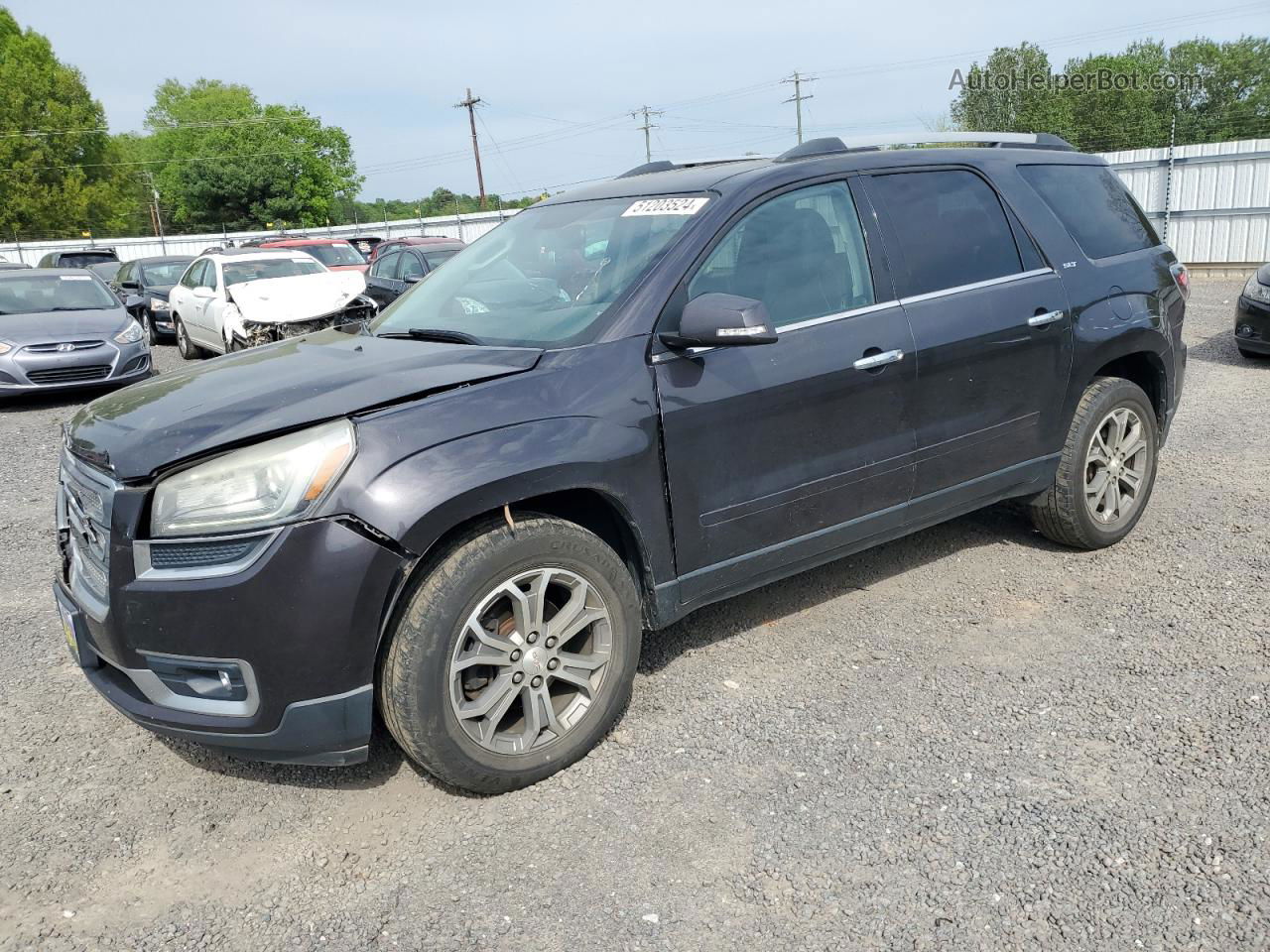 2014 Gmc Acadia Slt-1 Серый vin: 1GKKRRKD5EJ188040