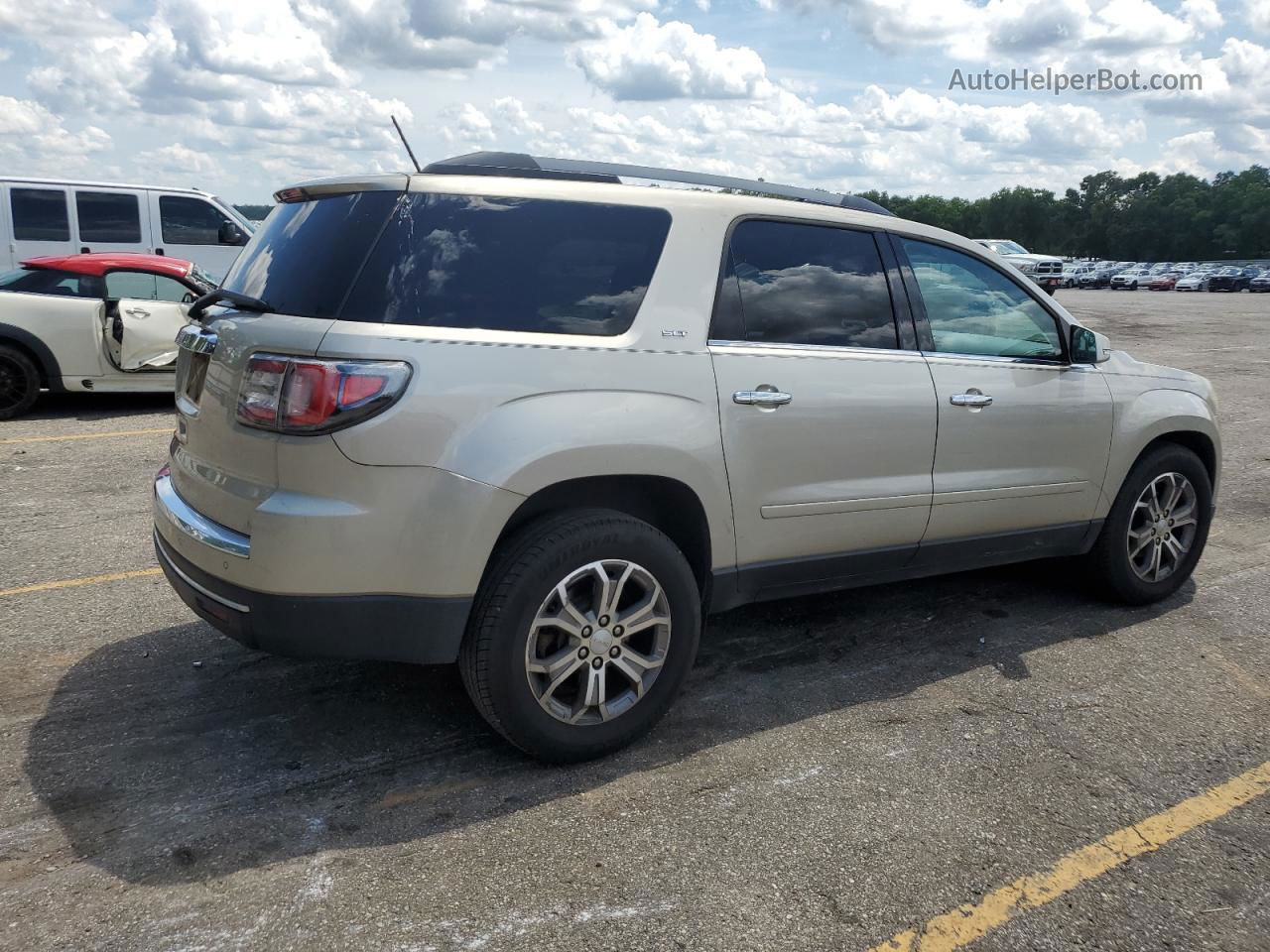 2014 Gmc Acadia Slt-1 Tan vin: 1GKKRRKD5EJ346893