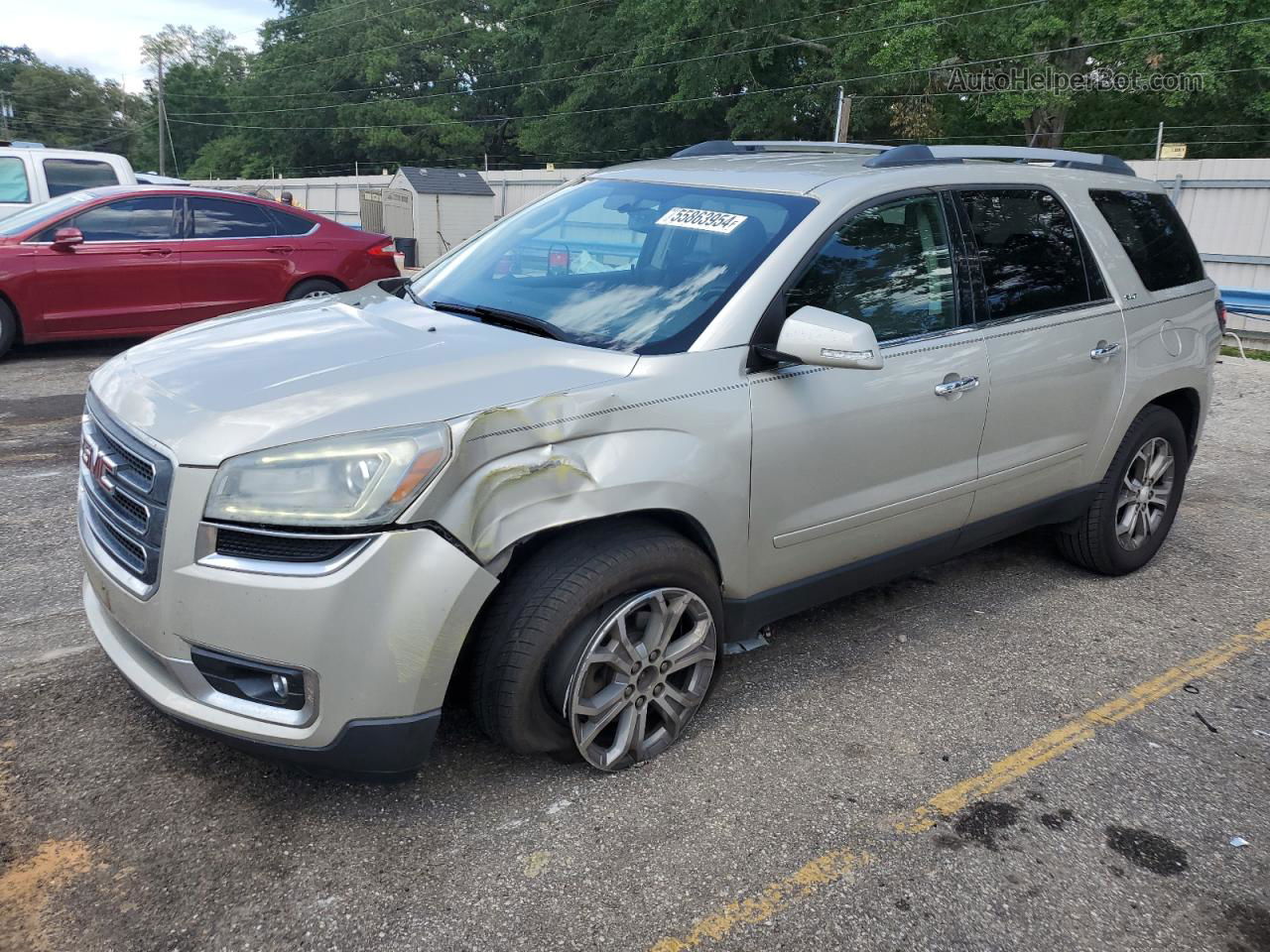 2014 Gmc Acadia Slt-1 Tan vin: 1GKKRRKD5EJ346893