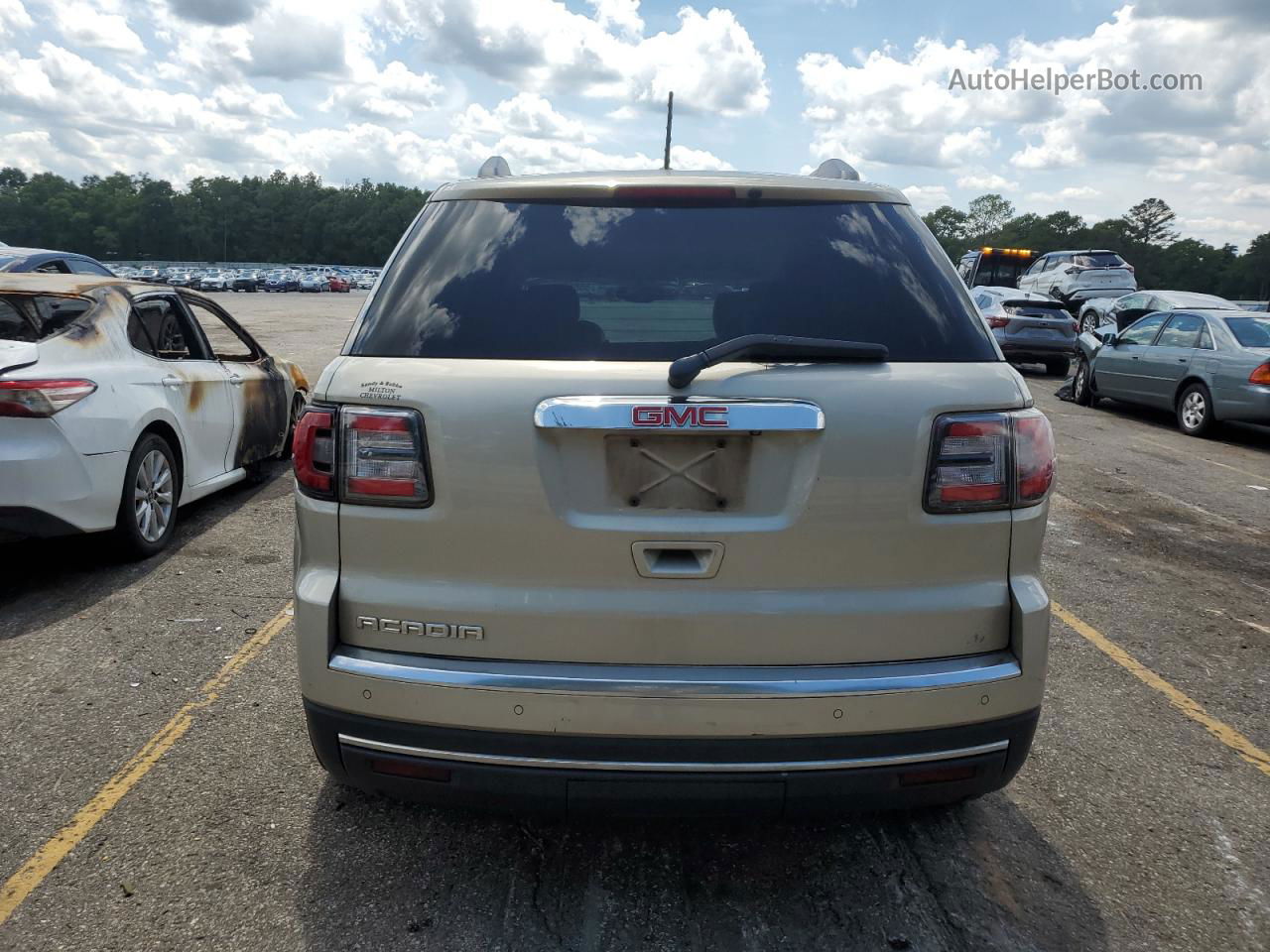 2014 Gmc Acadia Slt-1 Tan vin: 1GKKRRKD5EJ346893