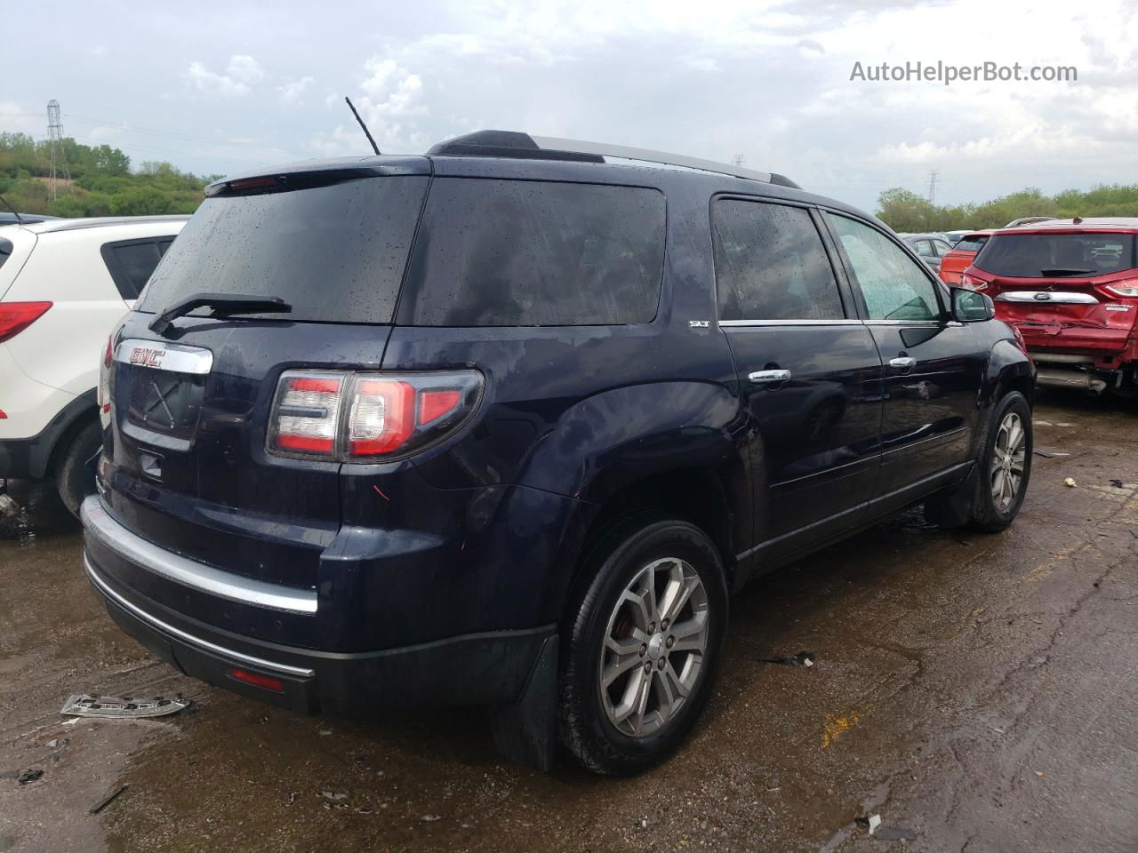 2015 Gmc Acadia Slt-1 Blue vin: 1GKKRRKD5FJ149479