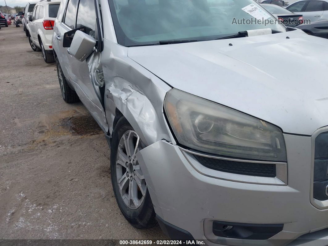 2015 Gmc Acadia Slt-1 Silver vin: 1GKKRRKD5FJ161776