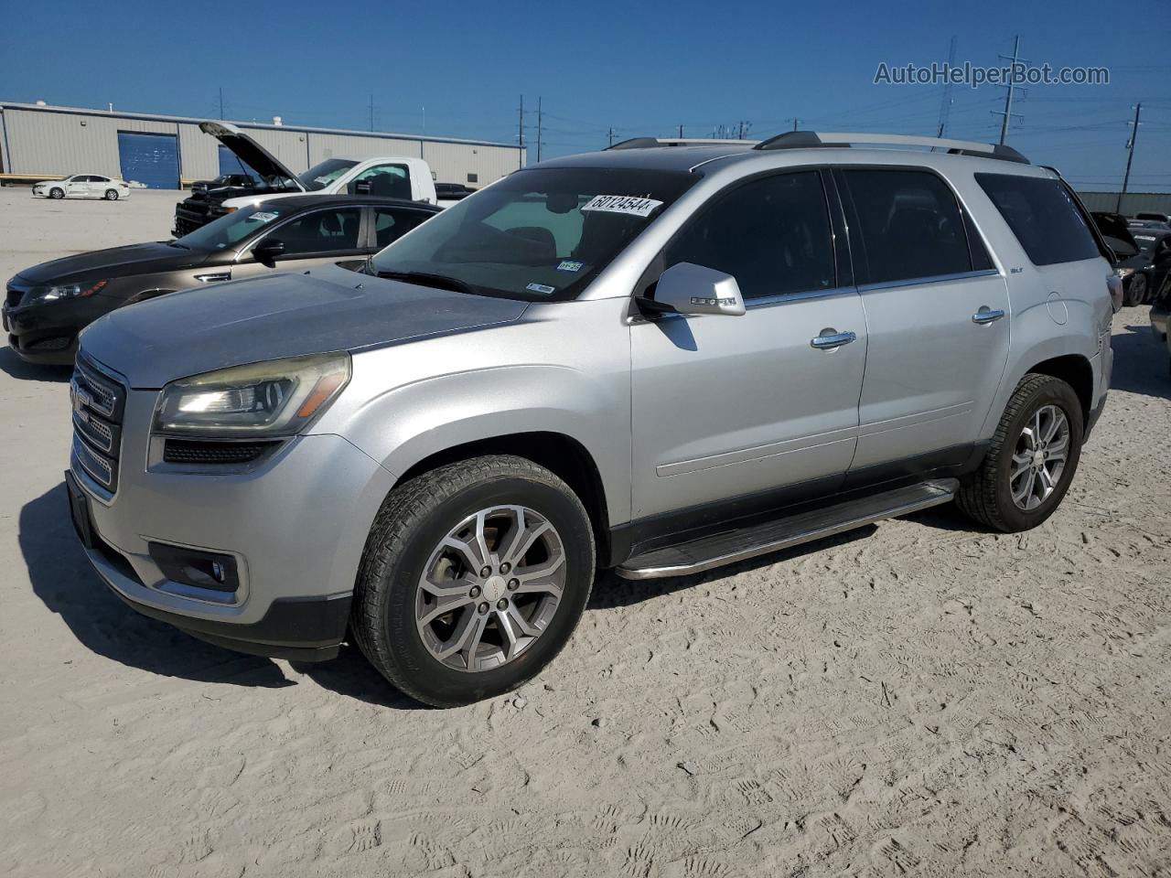 2013 Gmc Acadia Slt-1 Silver vin: 1GKKRRKD6DJ214515