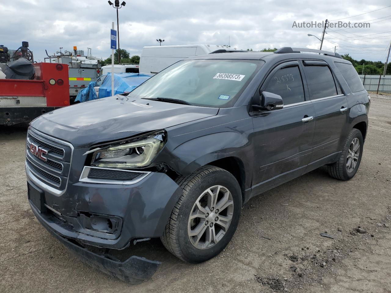 2013 Gmc Acadia Slt-1 Charcoal vin: 1GKKRRKD6DJ215373