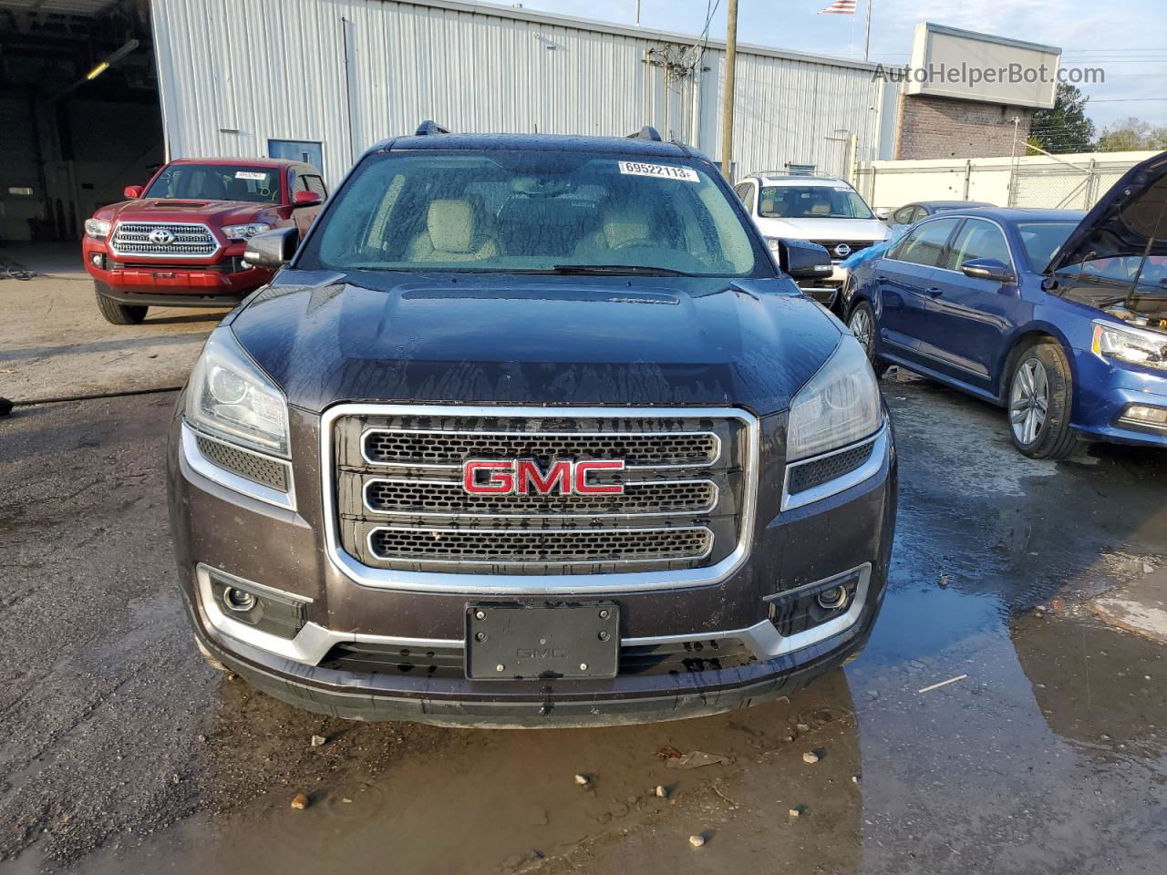 2014 Gmc Acadia Slt-1 Charcoal vin: 1GKKRRKD6EJ192856