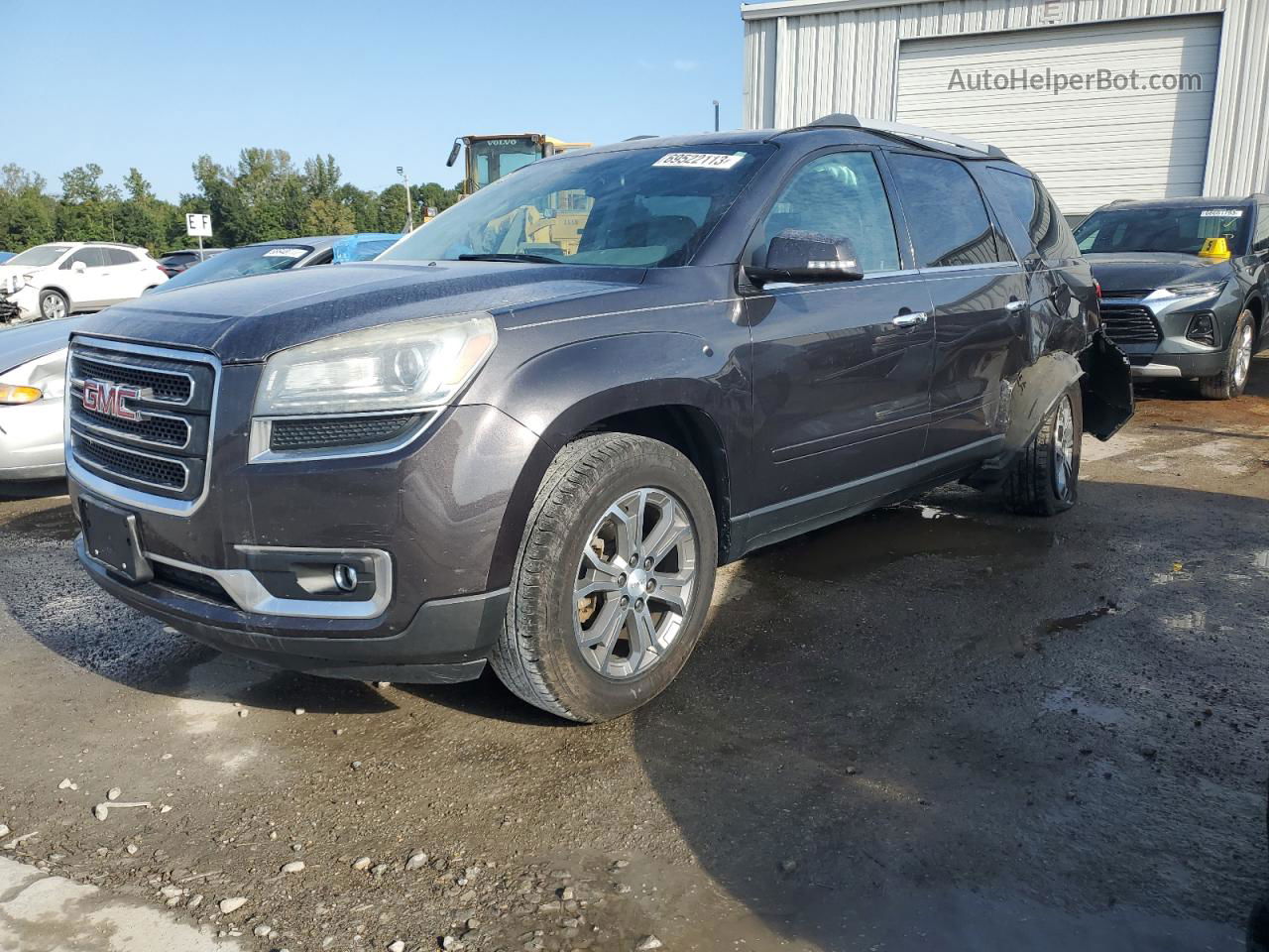 2014 Gmc Acadia Slt-1 Charcoal vin: 1GKKRRKD6EJ192856