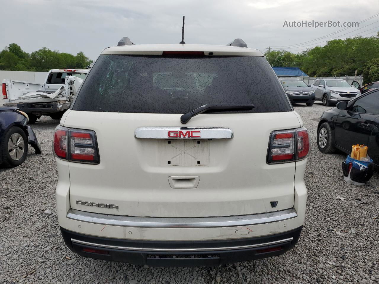 2014 Gmc Acadia Slt-1 Белый vin: 1GKKRRKD6EJ358888