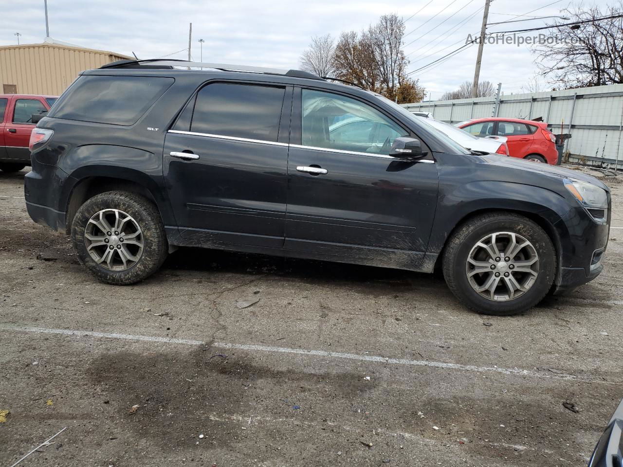 2014 Gmc Acadia Slt-1 Black vin: 1GKKRRKD6EJ366960