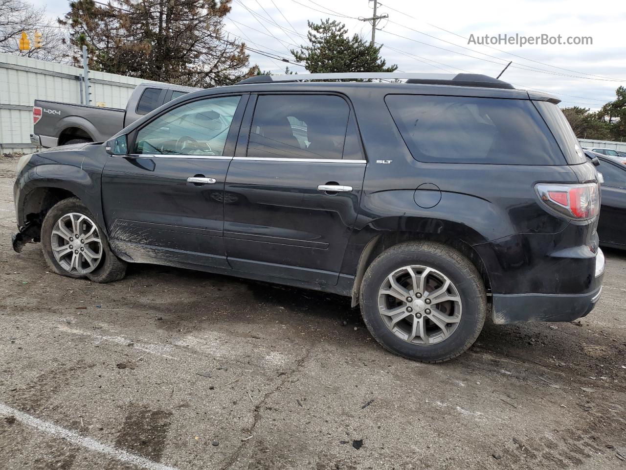 2014 Gmc Acadia Slt-1 Черный vin: 1GKKRRKD6EJ366960