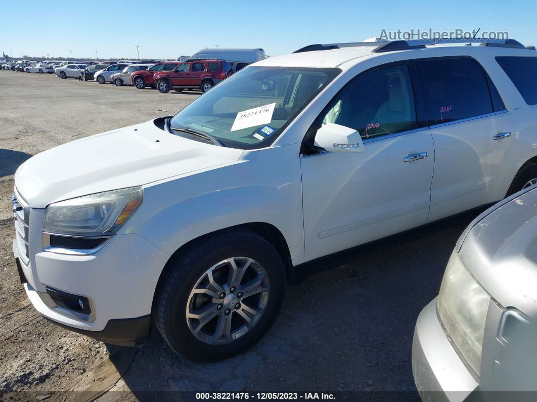 2015 Gmc Acadia Slt-1 White vin: 1GKKRRKD6FJ161494