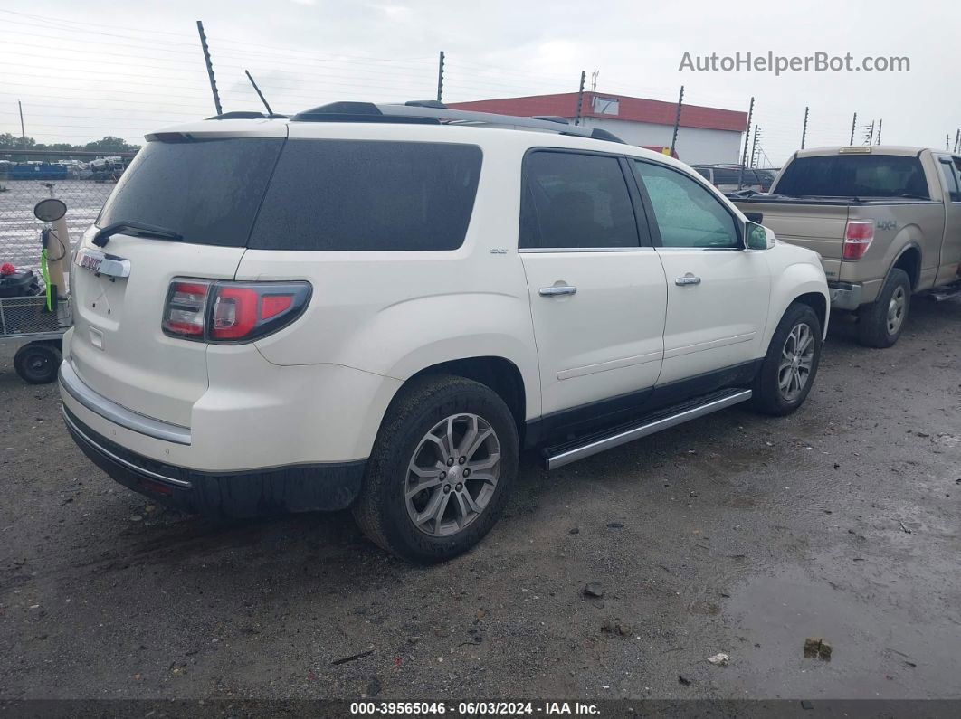 2013 Gmc Acadia Slt-1 White vin: 1GKKRRKD7DJ146158