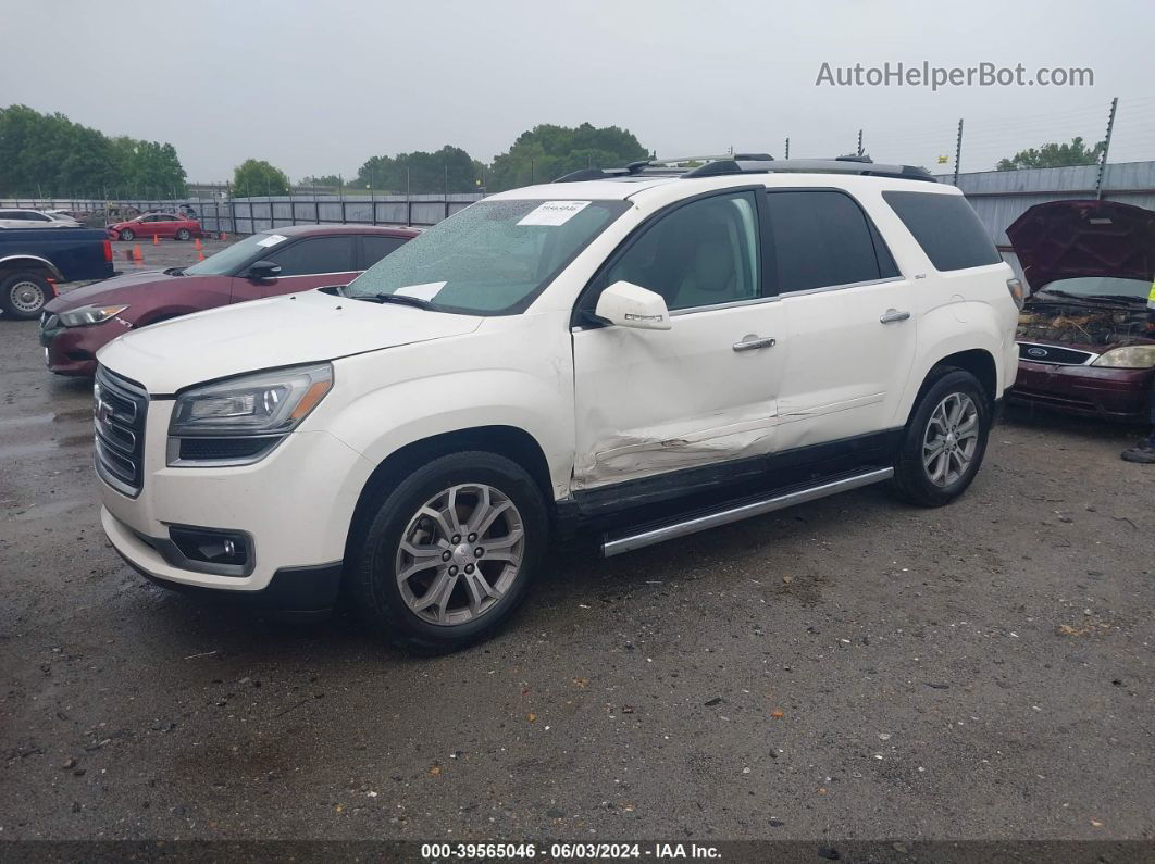 2013 Gmc Acadia Slt-1 White vin: 1GKKRRKD7DJ146158