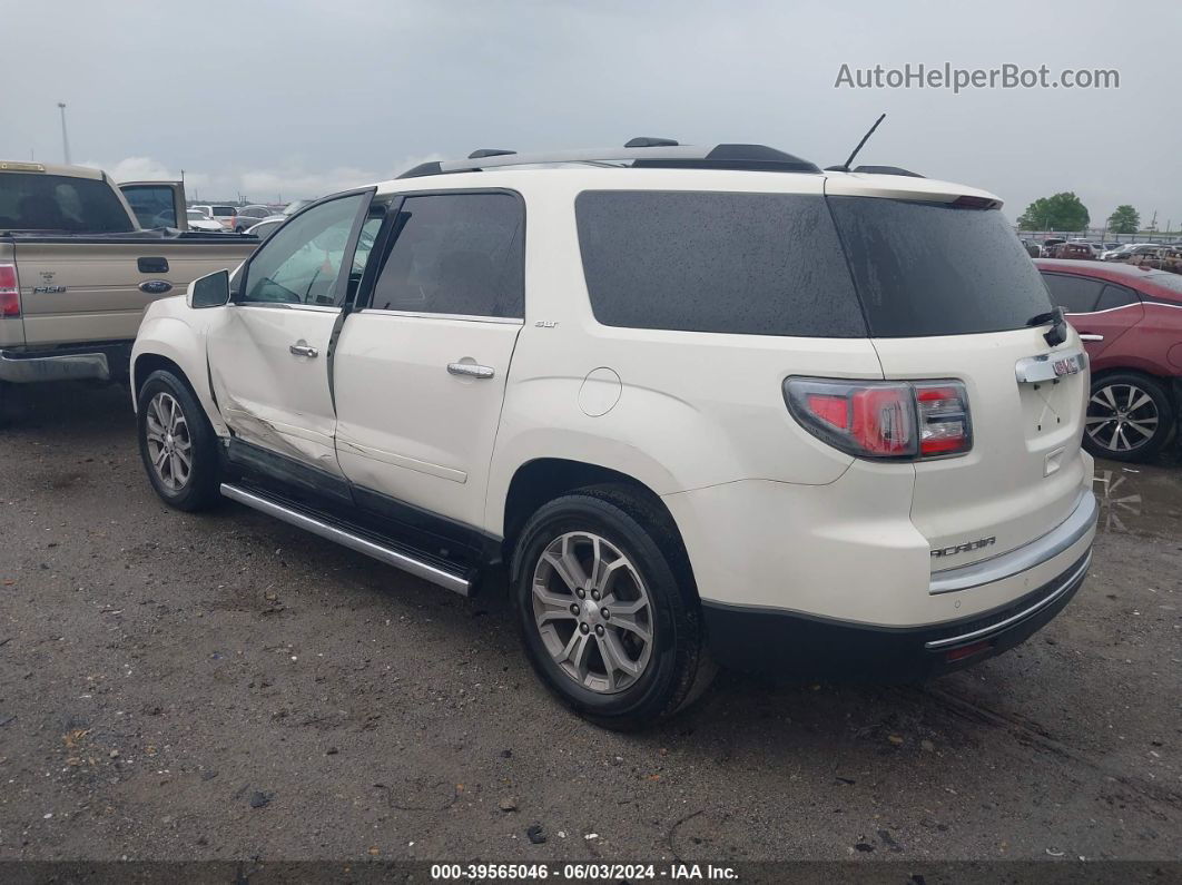 2013 Gmc Acadia Slt-1 White vin: 1GKKRRKD7DJ146158