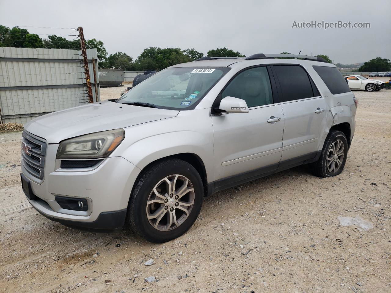 2013 Gmc Acadia Slt-1 Silver vin: 1GKKRRKD7DJ213566