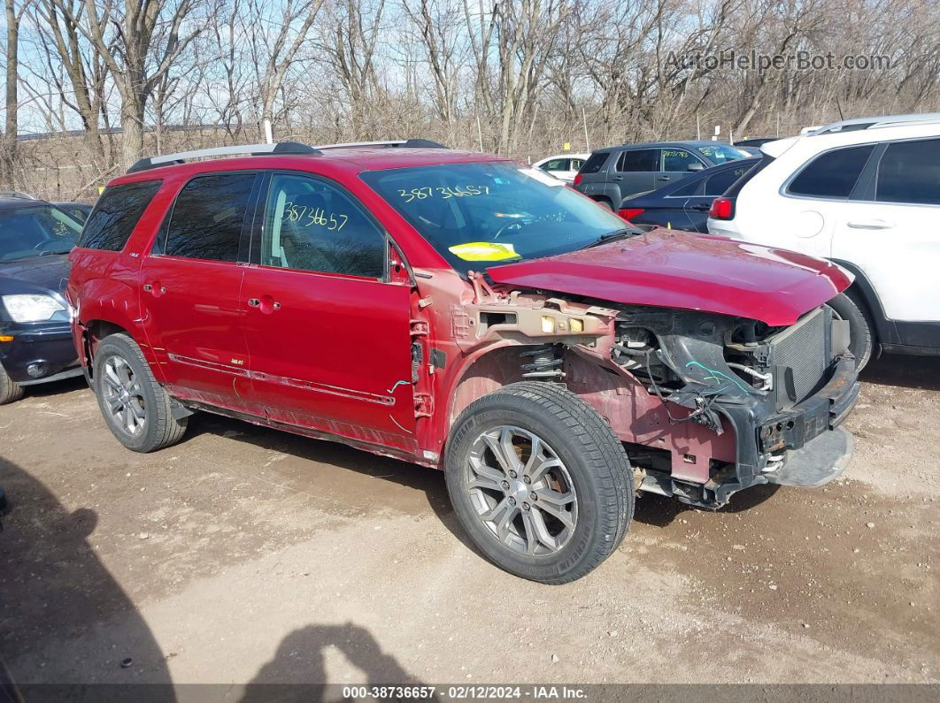 2014 Gmc Acadia Slt-1 Red vin: 1GKKRRKD7EJ289399