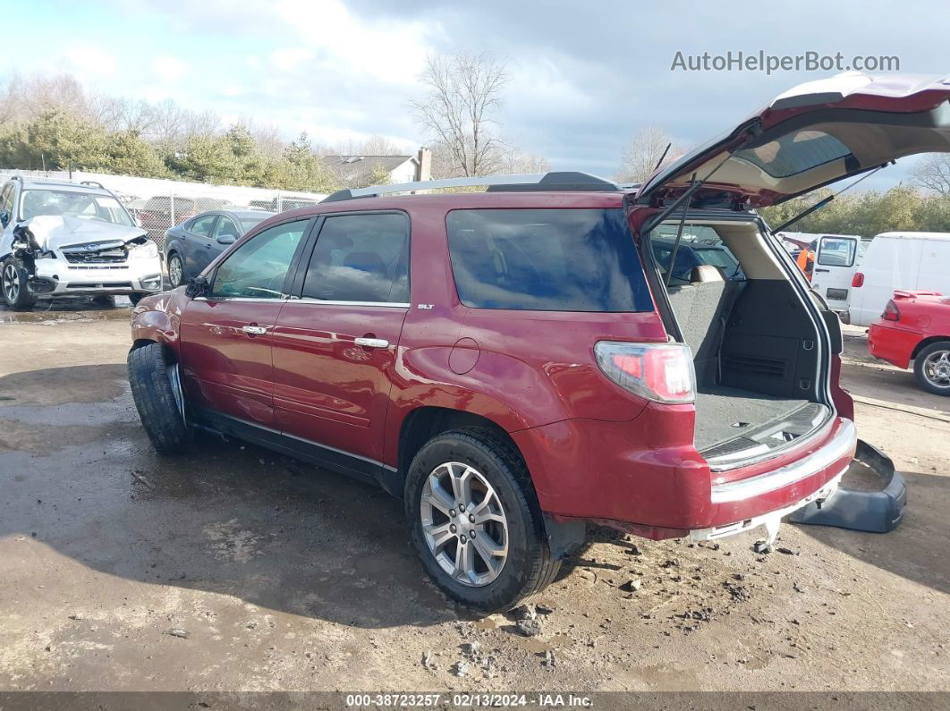 2015 Gmc Acadia Slt-1 Maroon vin: 1GKKRRKD7FJ124969