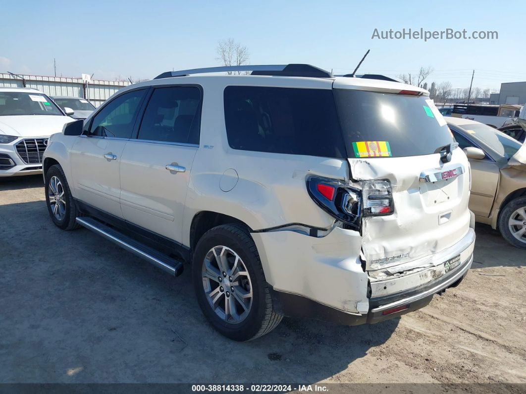 2015 Gmc Acadia Slt-1 White vin: 1GKKRRKD7FJ152738