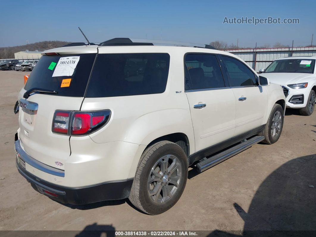 2015 Gmc Acadia Slt-1 White vin: 1GKKRRKD7FJ152738