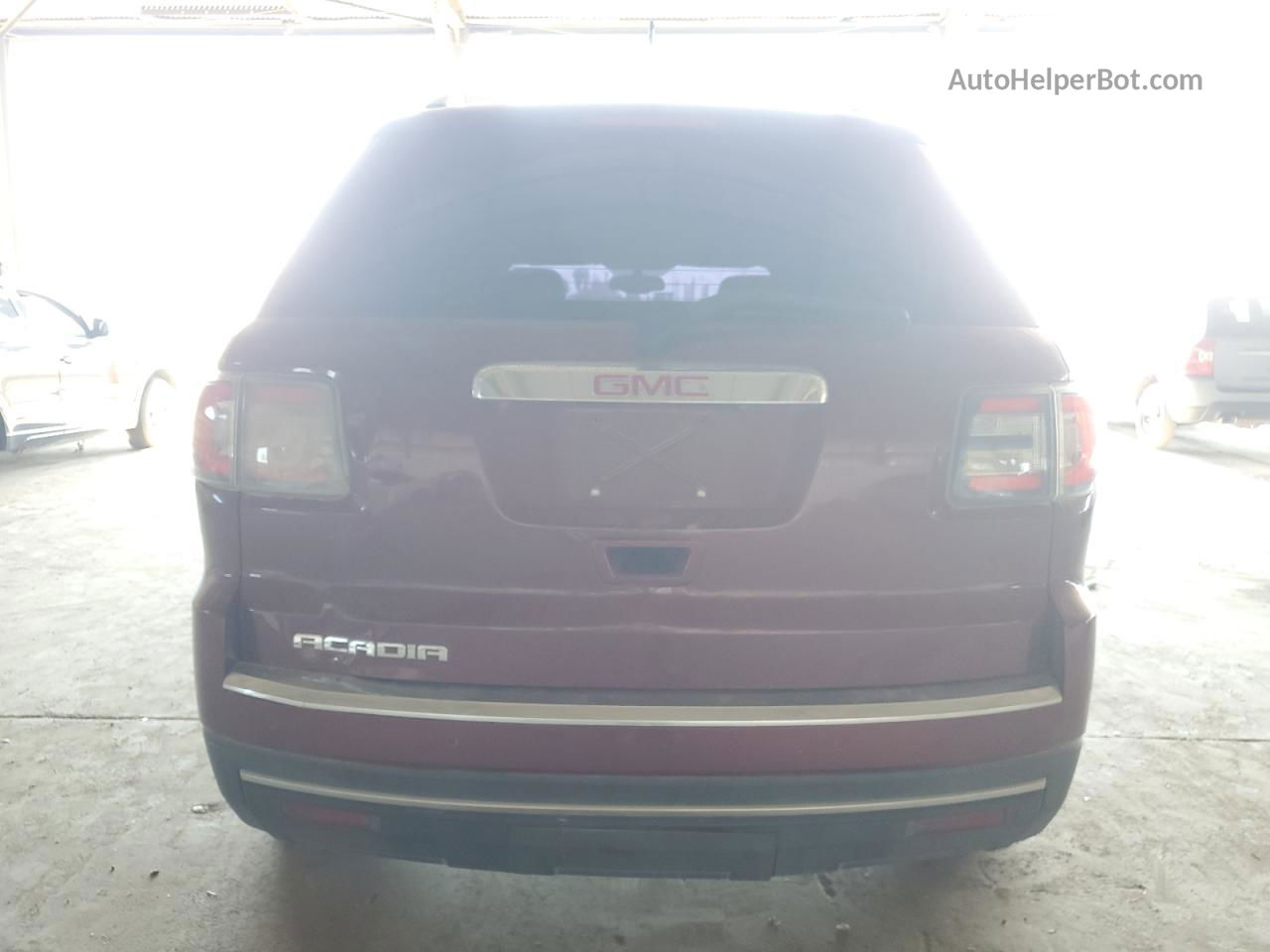 2015 Gmc Acadia Slt-1 Maroon vin: 1GKKRRKD7FJ298332