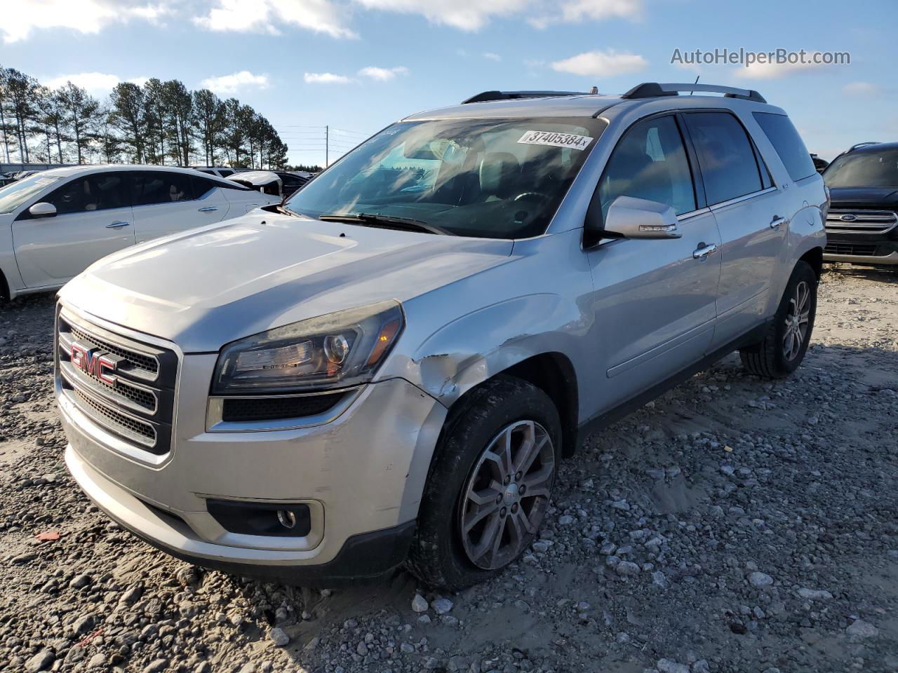 2014 Gmc Acadia Slt-1 Silver vin: 1GKKRRKD8EJ112408