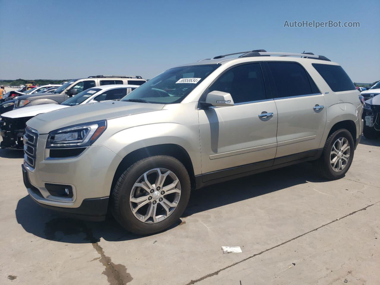 2014 Gmc Acadia Slt-1 Gold vin: 1GKKRRKD8EJ114465