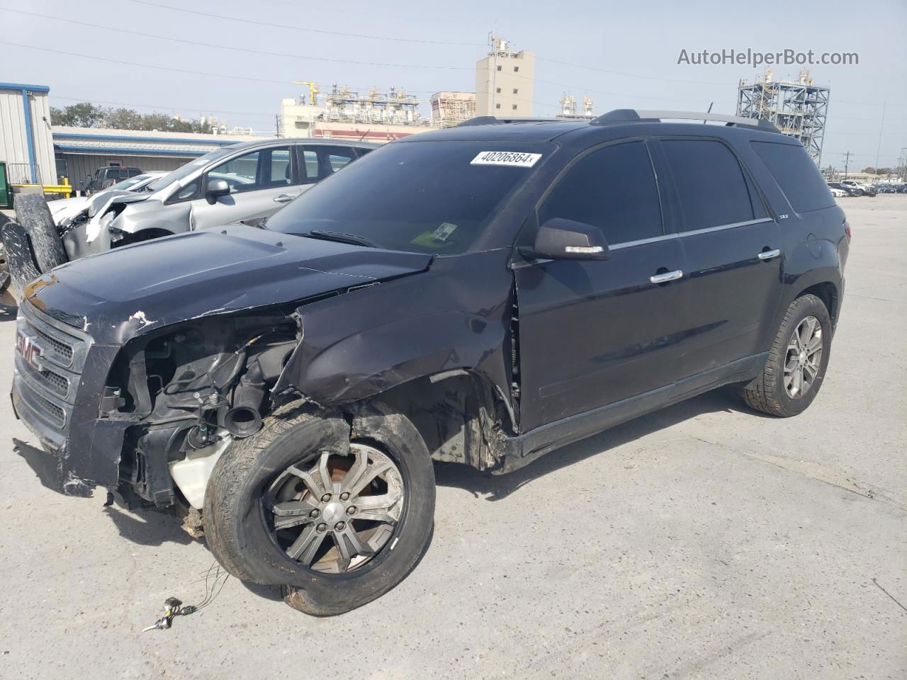 2014 Gmc Acadia Slt-1 Черный vin: 1GKKRRKD8EJ297060