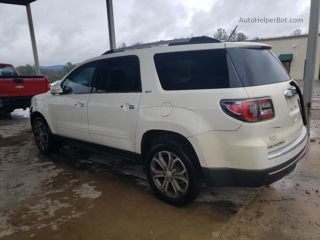 2013 Gmc Acadia Slt-1 White vin: 1GKKRRKD9DJ173555