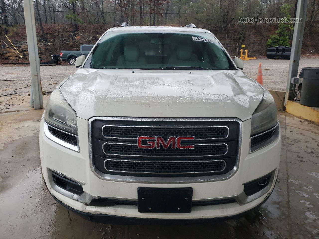 2013 Gmc Acadia Slt-1 White vin: 1GKKRRKD9DJ173555