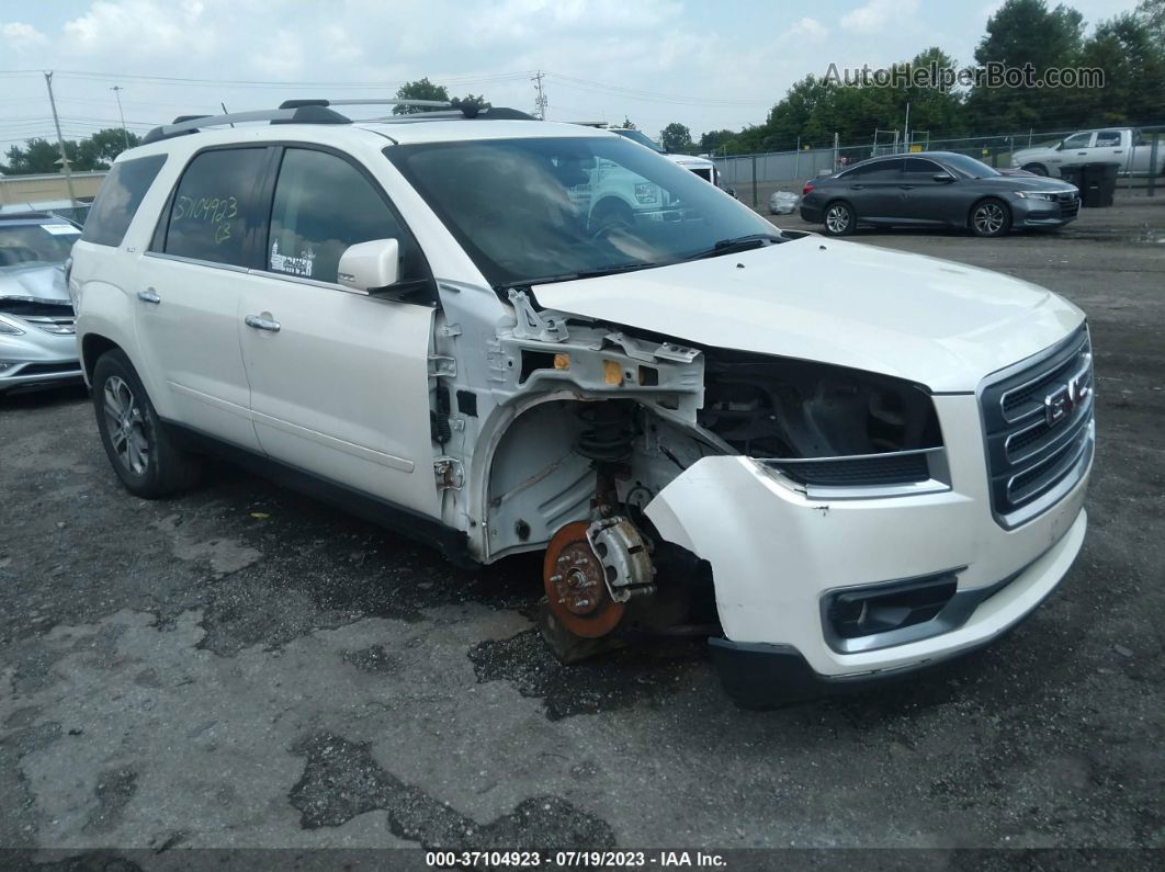 2013 Gmc Acadia Slt-1 White vin: 1GKKRRKD9DJ247914