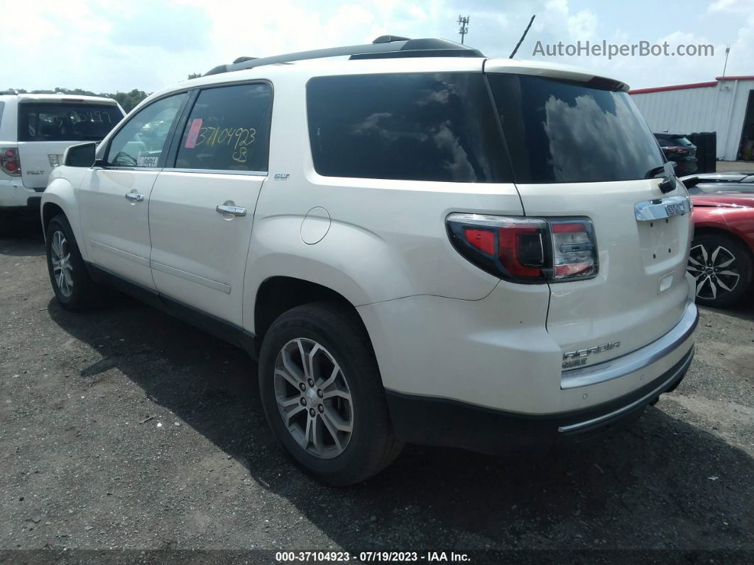 2013 Gmc Acadia Slt-1 White vin: 1GKKRRKD9DJ247914