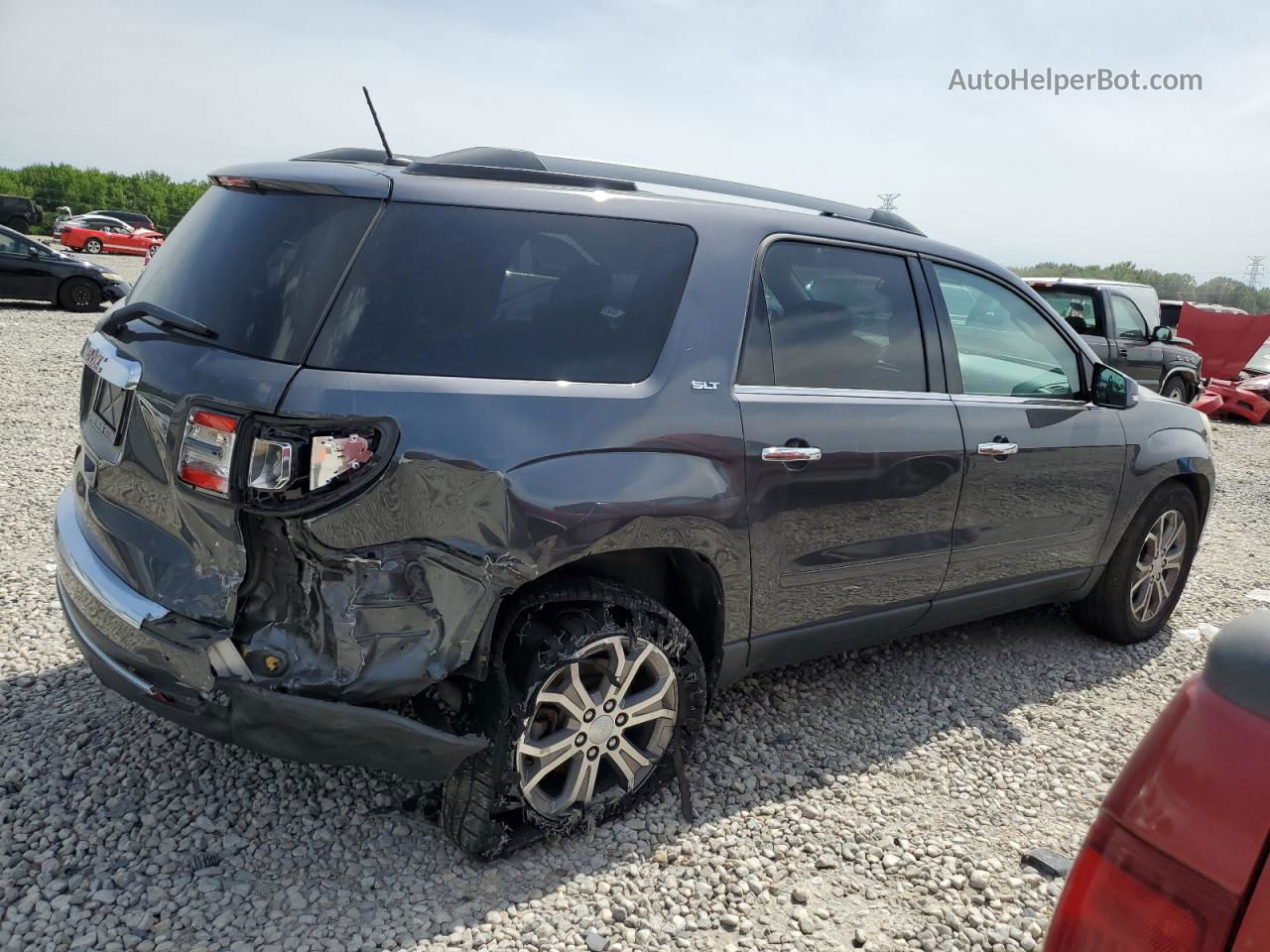 2013 Gmc Acadia Slt-1 Charcoal vin: 1GKKRRKD9DJ268200