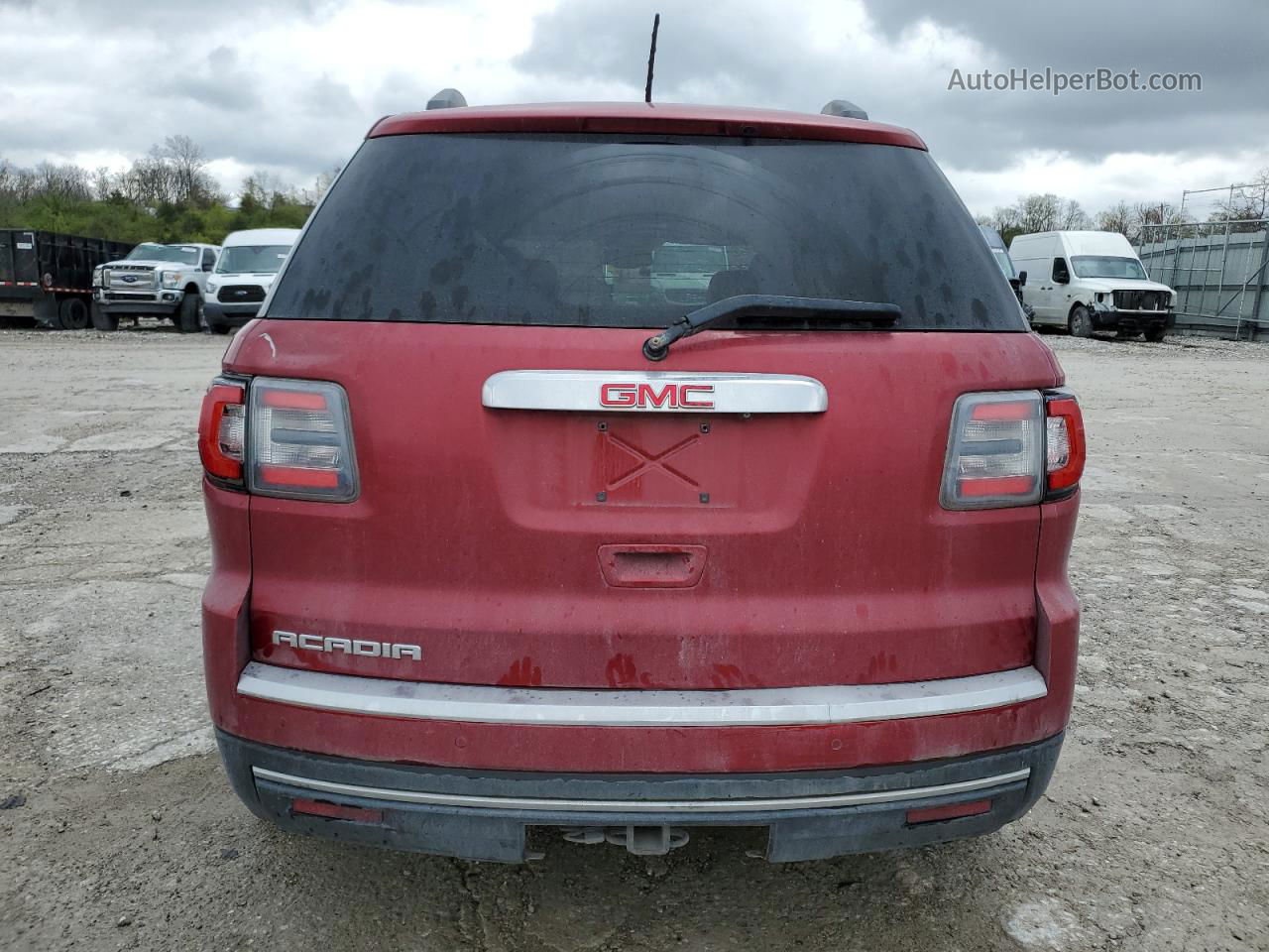 2014 Gmc Acadia Slt-1 Maroon vin: 1GKKRRKD9EJ113826