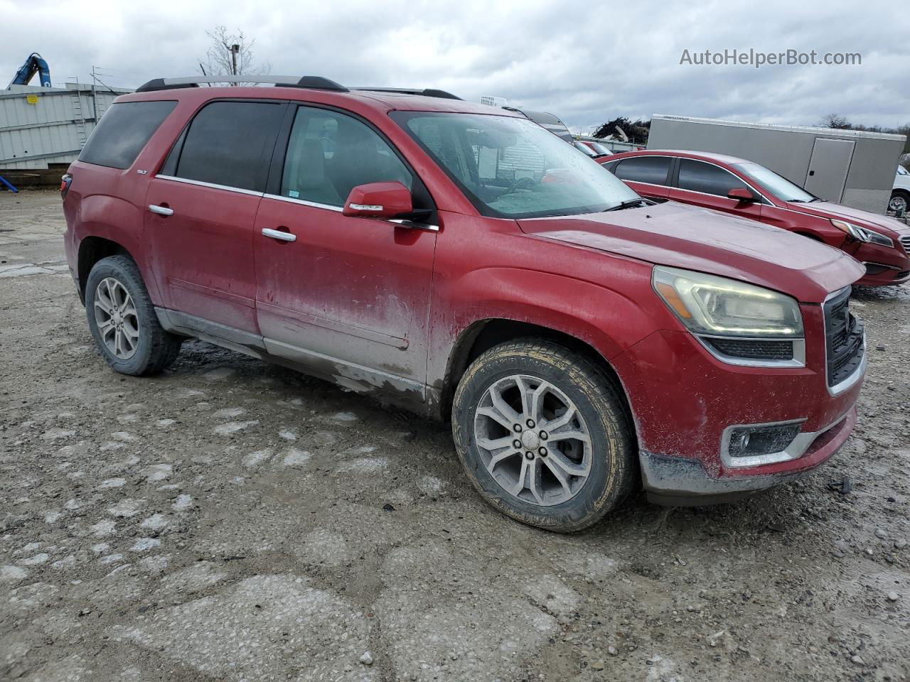 2014 Gmc Acadia Slt-1 Темно-бордовый vin: 1GKKRRKD9EJ113826