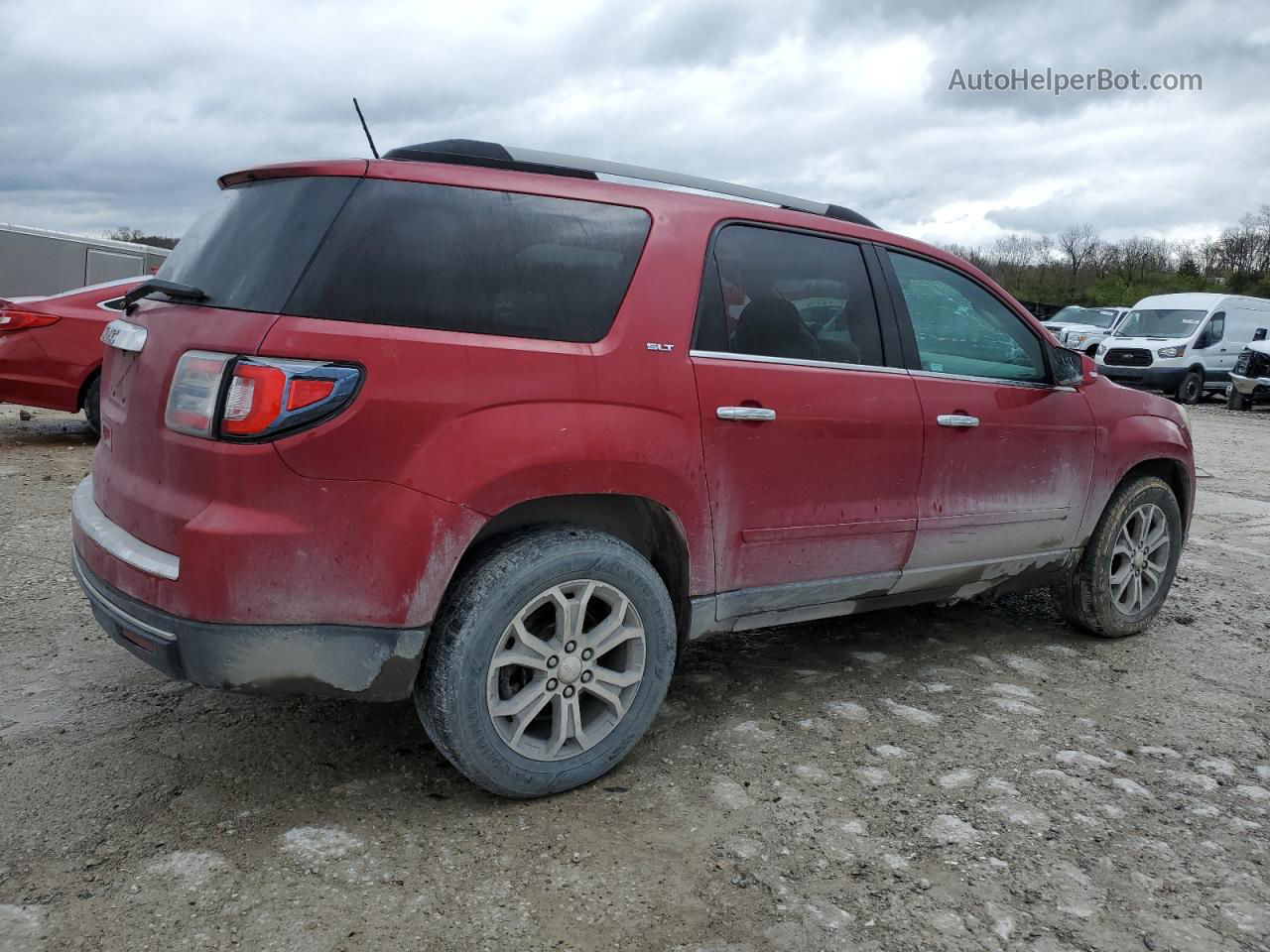 2014 Gmc Acadia Slt-1 Темно-бордовый vin: 1GKKRRKD9EJ113826