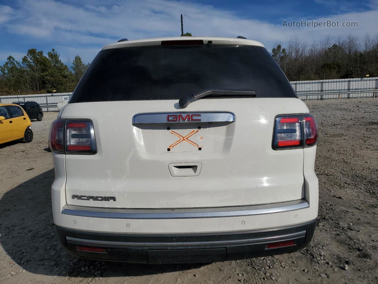 2014 Gmc Acadia Slt-1 White vin: 1GKKRRKD9EJ137463