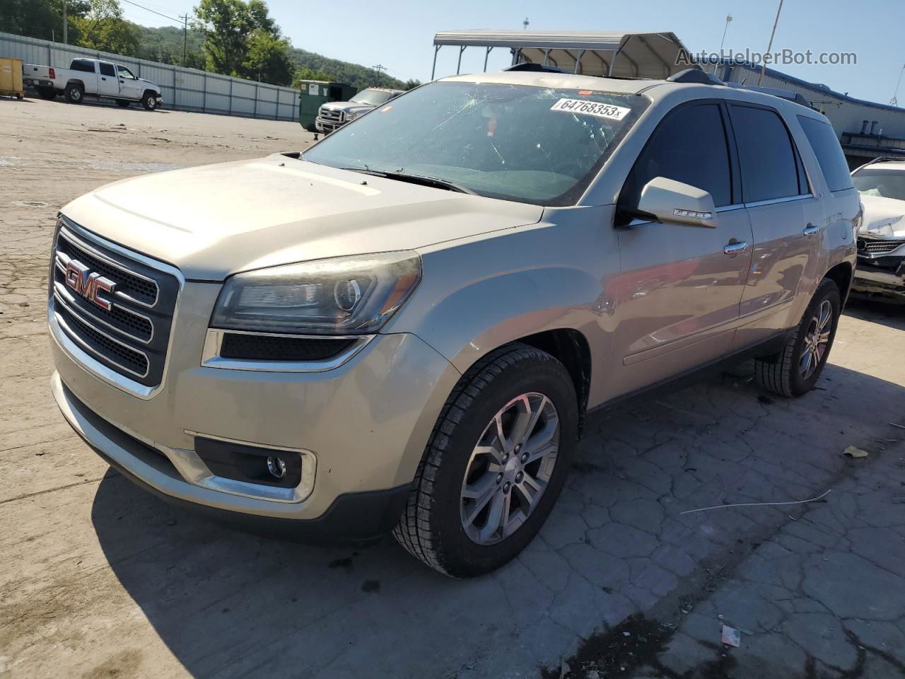 2014 Gmc Acadia Slt-1 Tan vin: 1GKKRRKD9EJ153856