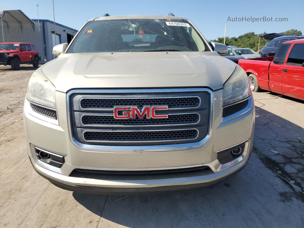 2014 Gmc Acadia Slt-1 Tan vin: 1GKKRRKD9EJ153856