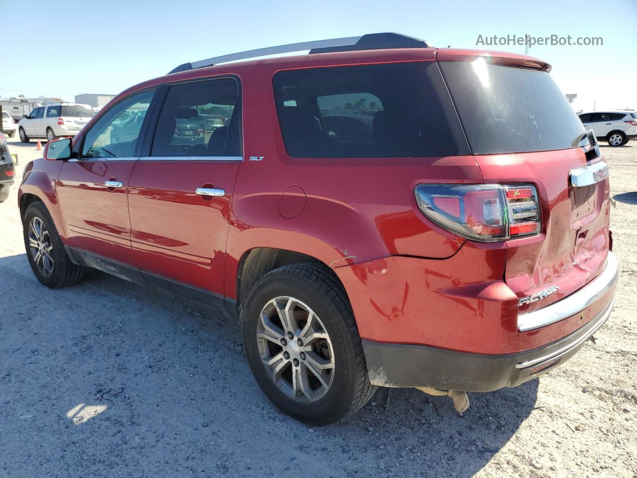 2014 Gmc Acadia Slt-1 Red vin: 1GKKRRKD9EJ187425