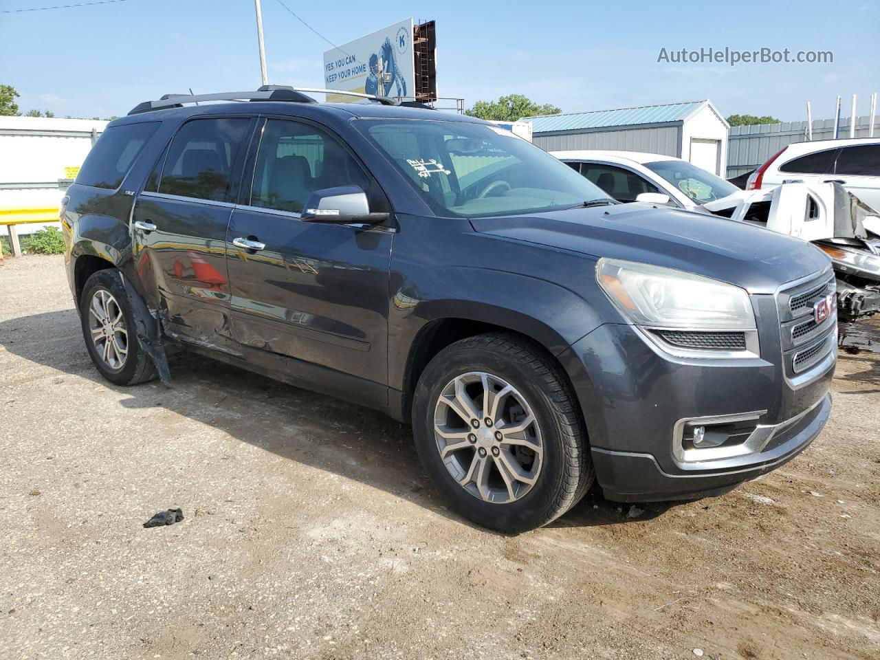 2014 Gmc Acadia Slt-1 Серый vin: 1GKKRRKD9EJ323231