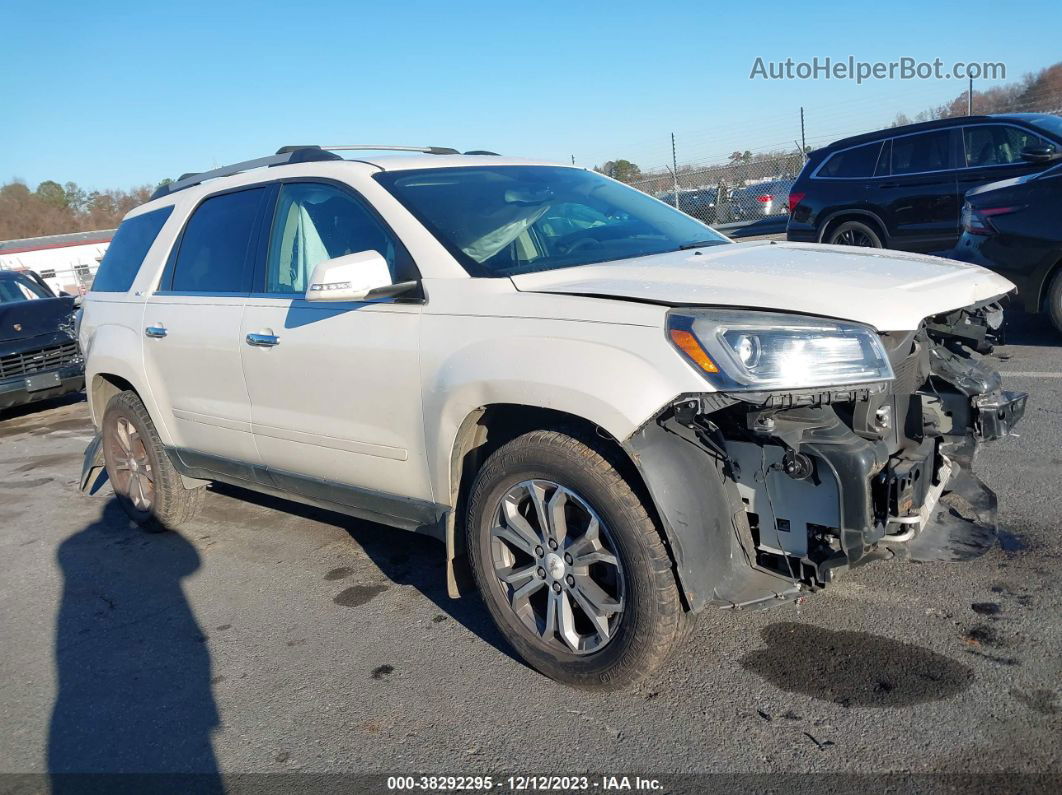 2014 Gmc Acadia Slt-1 White vin: 1GKKRRKD9EJ344015