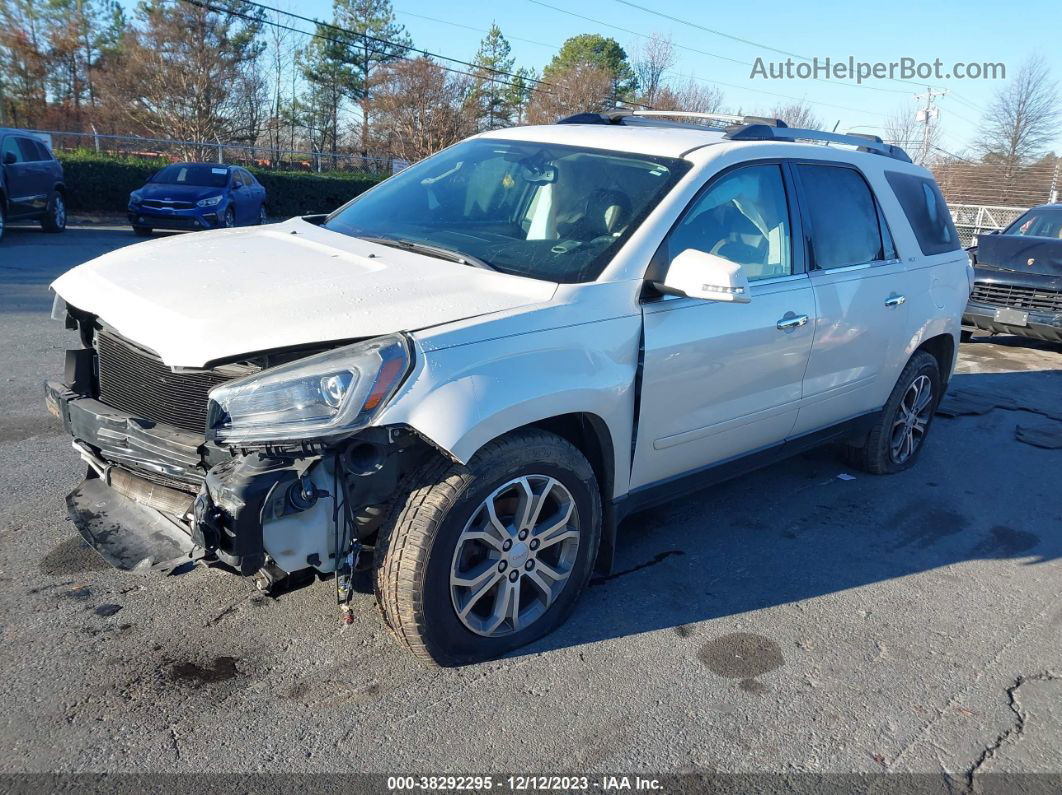 2014 Gmc Acadia Slt-1 White vin: 1GKKRRKD9EJ344015