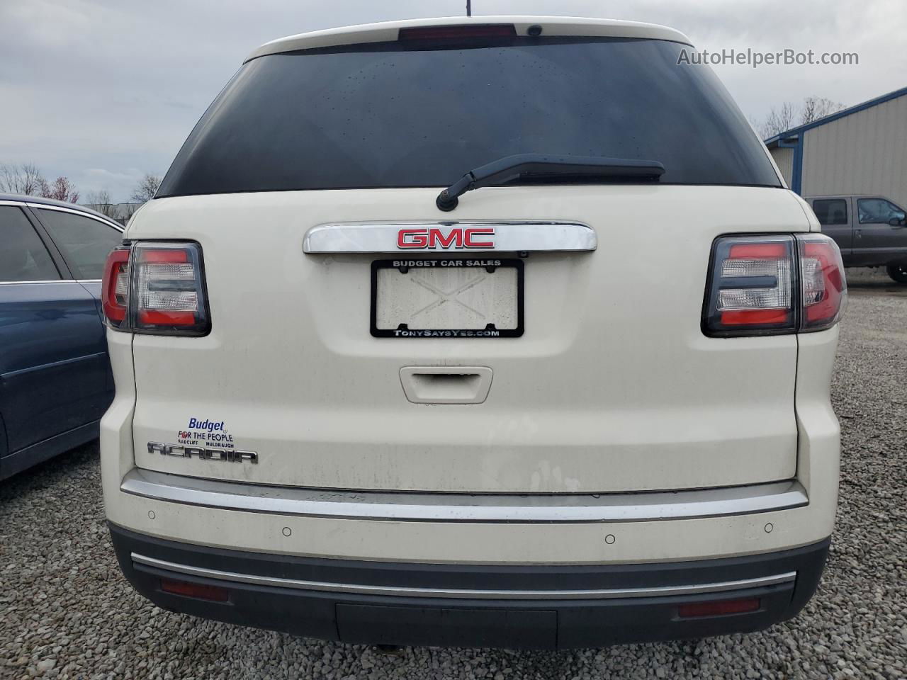 2015 Gmc Acadia Slt-1 White vin: 1GKKRRKD9FJ311355