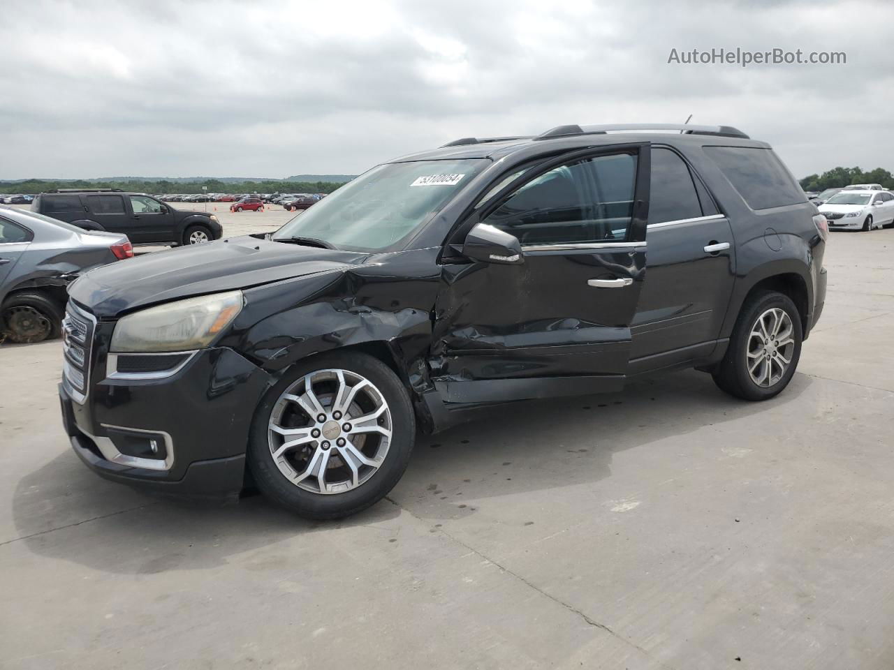 2014 Gmc Acadia Slt-1 Black vin: 1GKKRRKDXEJ137908