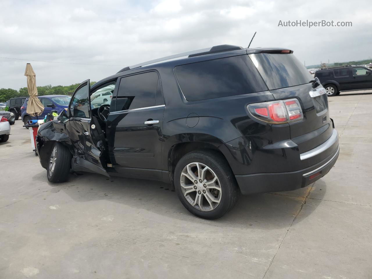 2014 Gmc Acadia Slt-1 Black vin: 1GKKRRKDXEJ137908